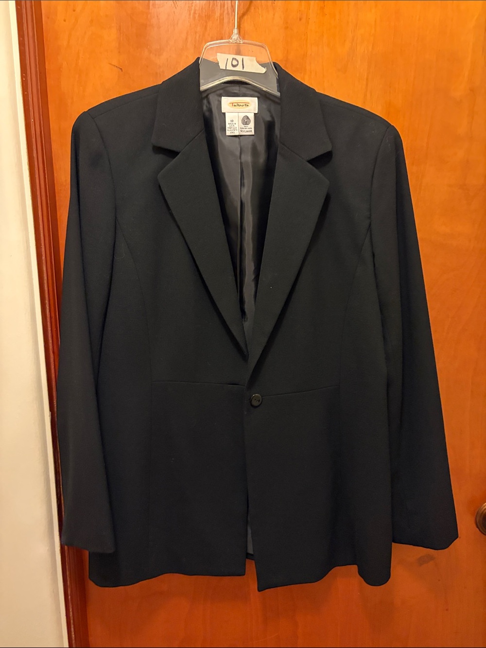 Talbots Black Single-Button Women's Blazer